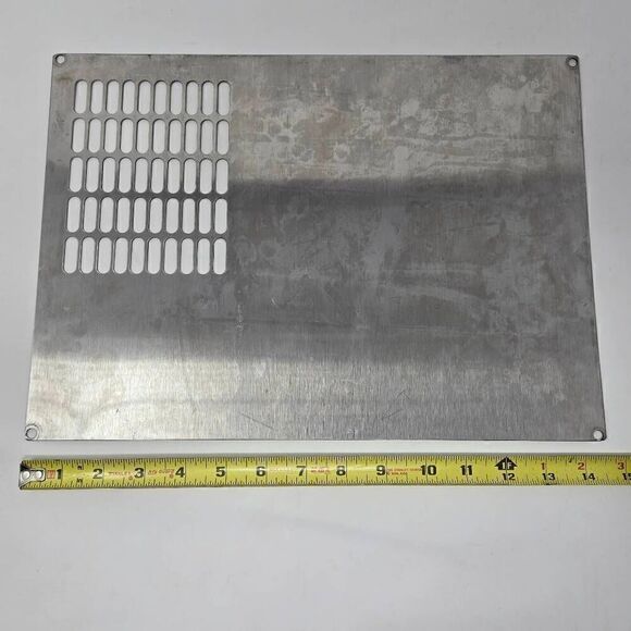 VINTAGE GENERAL SLICING COMMERCIAL SLICER BOTTOM STAINLESS PLATE SM-9B PARTS - Picture 3 of 5